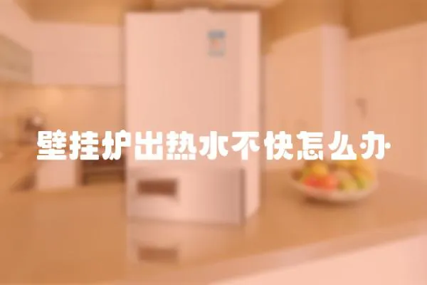 壁掛爐出熱水不快怎么辦