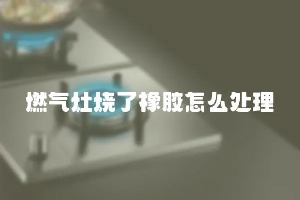 燃?xì)庠顭讼鹉z怎么處理