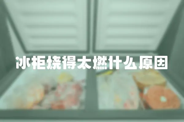 冰柜燒得太燃什么原因