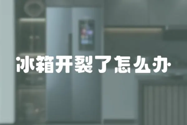 冰箱開裂了怎么辦