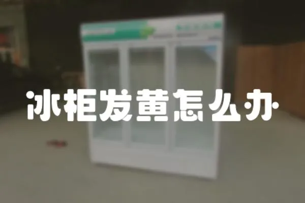 冰柜發(fā)黃怎么辦