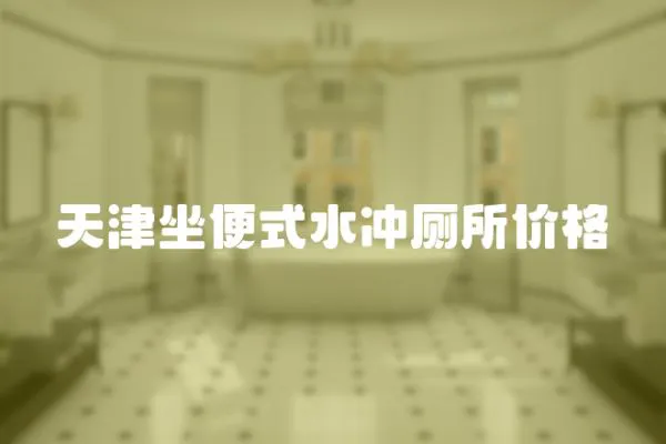 天津坐便式水沖廁所價格