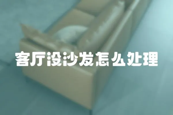 客廳沒沙發怎么處理