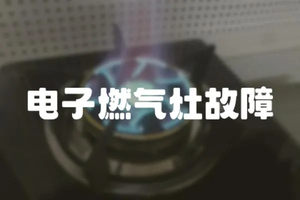電子燃氣灶故障