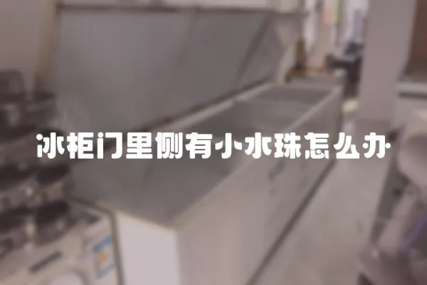 冰柜門里側有小水珠怎么辦