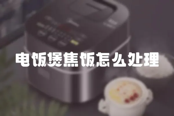 電飯煲焦飯怎么處理