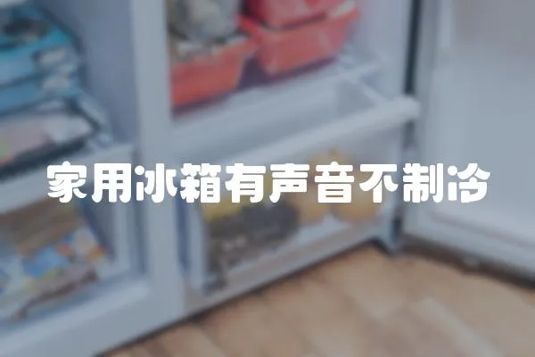 家用冰箱有聲音不制冷