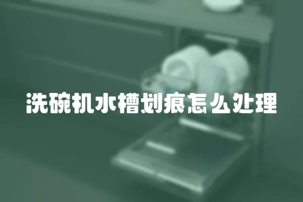 洗碗機水槽劃痕怎么處理
