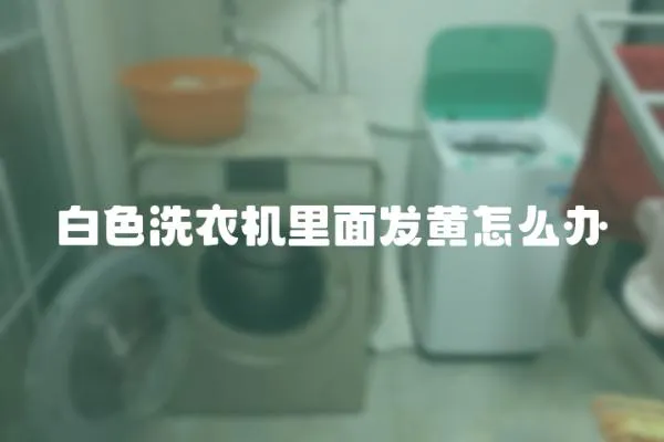白色洗衣機里面發黃怎么辦