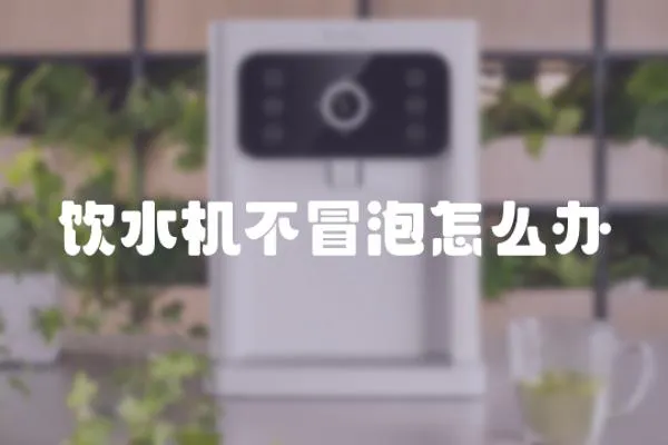 飲水機不冒泡怎么辦