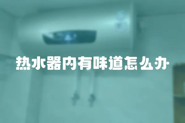 熱水器內有味道怎么辦