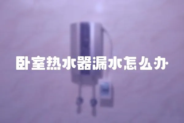 臥室熱水器漏水怎么辦