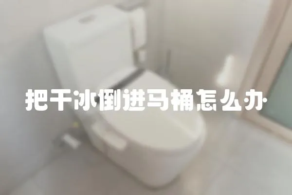 把干冰倒進(jìn)馬桶怎么辦