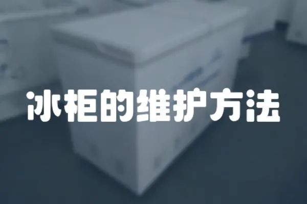 冰柜的維護方法