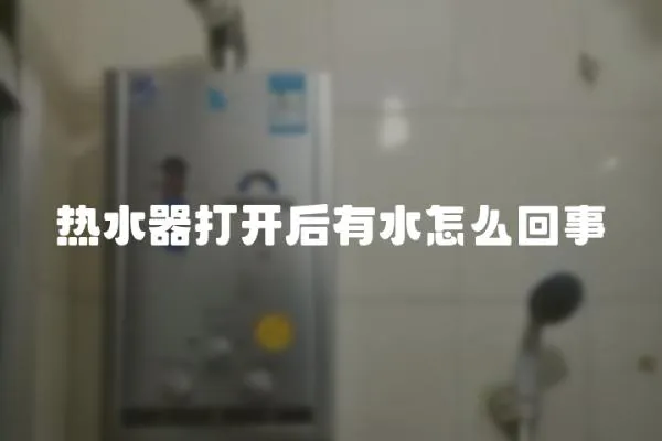 熱水器打開后有水怎么回事