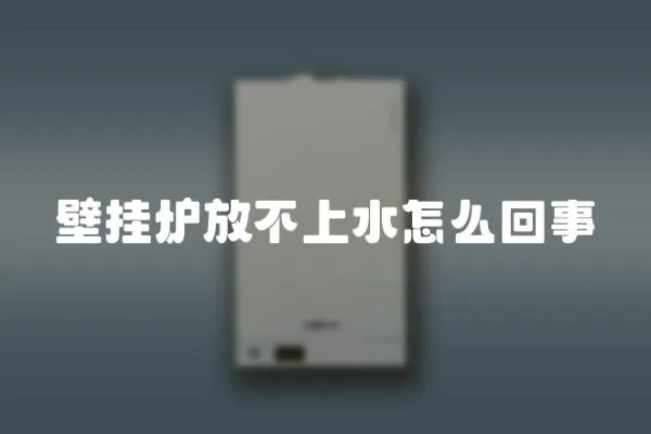 壁掛爐放不上水怎么回事