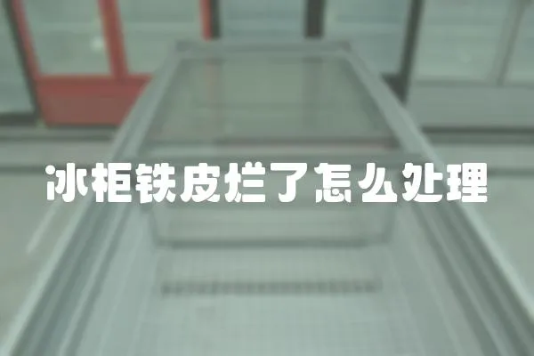 冰柜鐵皮爛了怎么處理