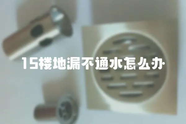 15樓地漏不通水怎么辦