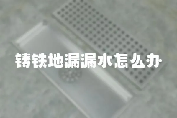 鑄鐵地漏漏水怎么辦