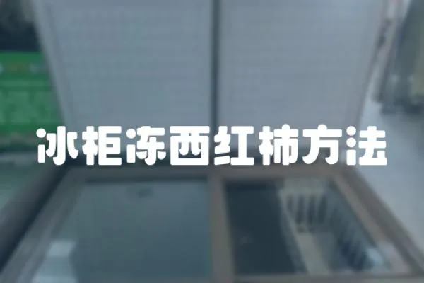 冰柜凍西紅柿方法