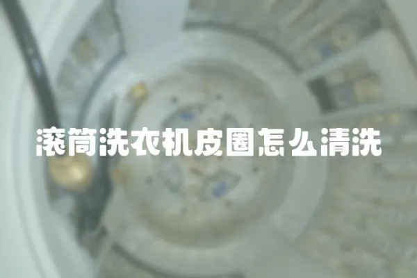 滾筒洗衣機(jī)皮圈怎么清洗