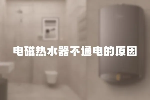 電磁熱水器不通電的原因
