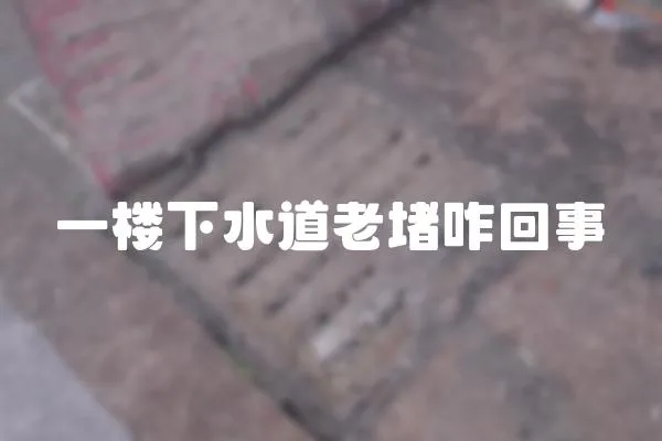 一樓下水道老堵咋回事