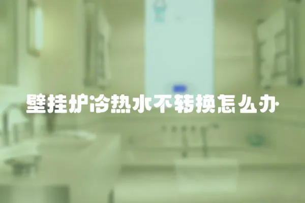 壁掛爐冷熱水不轉換怎么辦