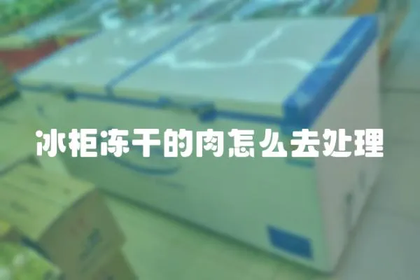 冰柜凍干的肉怎么去處理