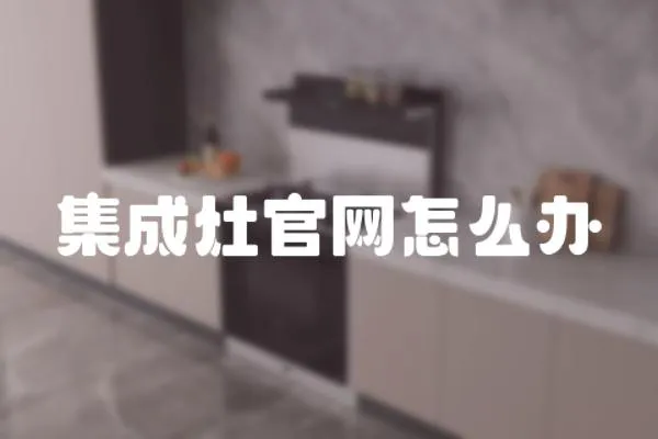 集成灶官網怎么辦