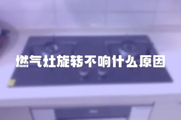 燃氣灶旋轉不響什么原因