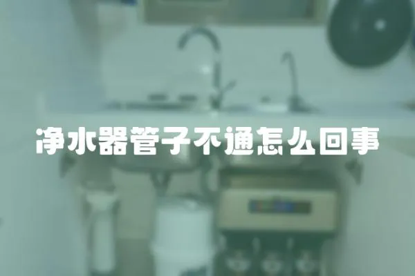 凈水器管子不通怎么回事