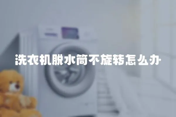 洗衣機(jī)脫水筒不旋轉(zhuǎn)怎么辦
