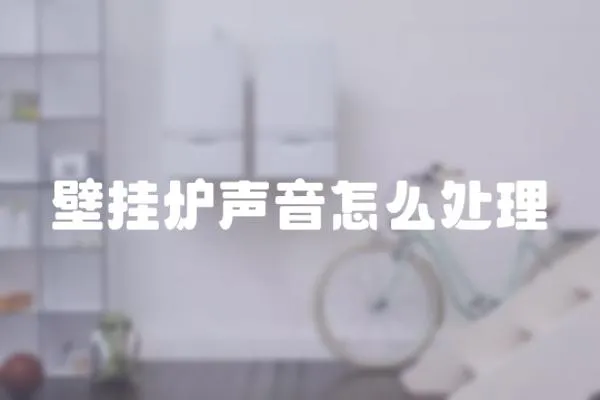 壁掛爐聲音怎么處理