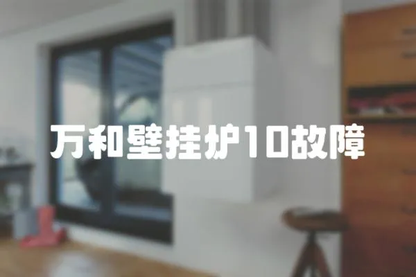 萬和壁掛爐10故障