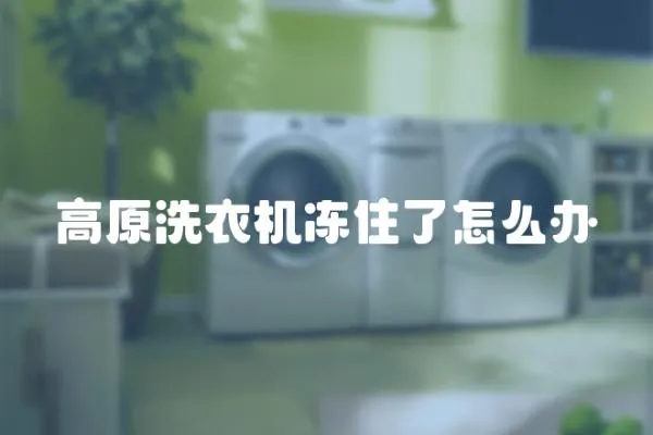 高原洗衣機凍住了怎么辦