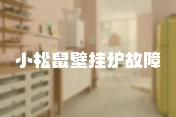 小松鼠壁掛爐故障