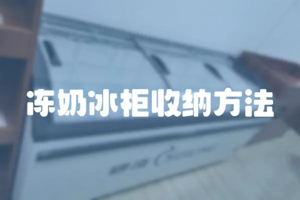 凍奶冰柜收納方法