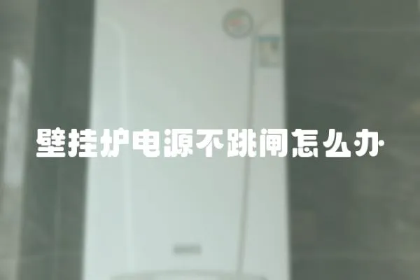 壁掛爐電源不跳閘怎么辦