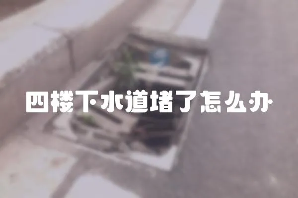 四樓下水道堵了怎么辦