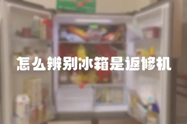 怎么辨別冰箱是返修機