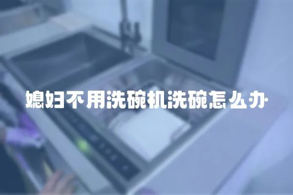 媳婦不用洗碗機洗碗怎么辦