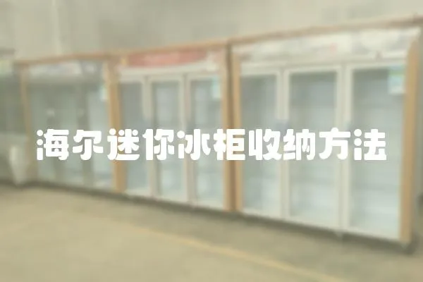 海爾迷你冰柜收納方法