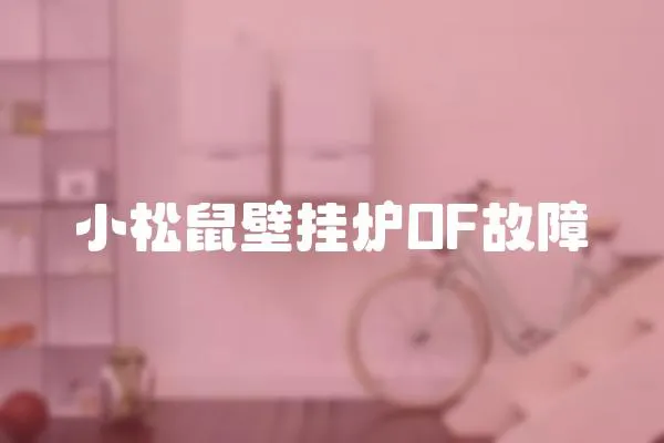 小松鼠壁掛爐OF故障