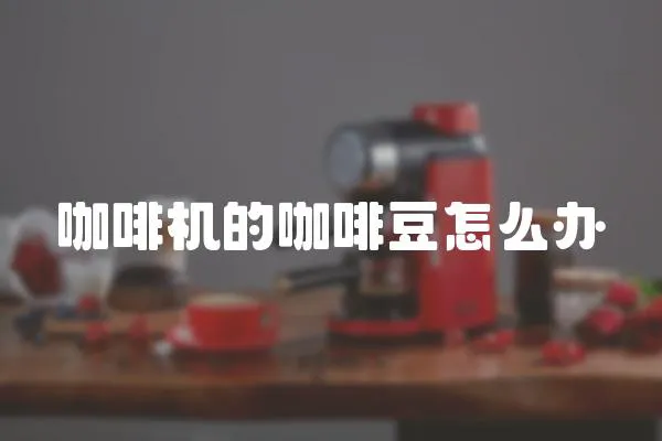 咖啡機的咖啡豆怎么辦