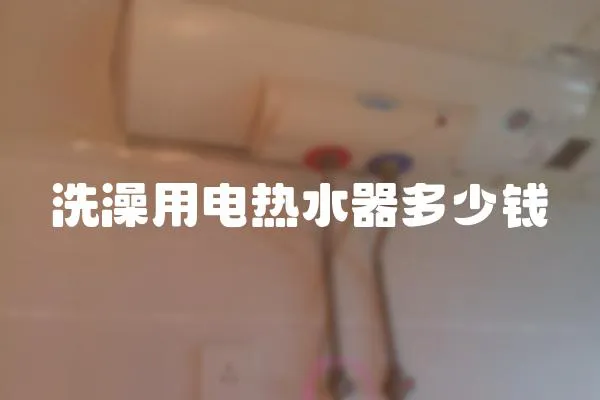洗澡用電熱水器多少錢