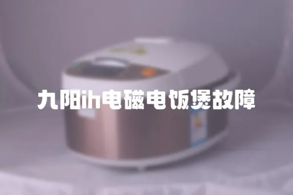 九陽ih電磁電飯煲故障