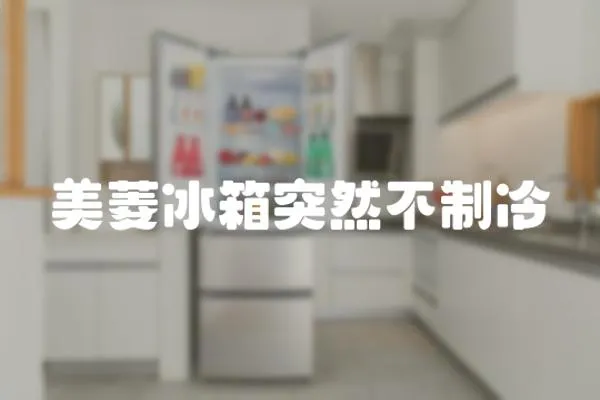 美菱冰箱突然不制冷