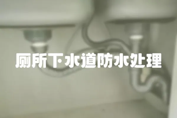 廁所下水道防水處理