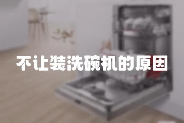 不讓裝洗碗機的原因